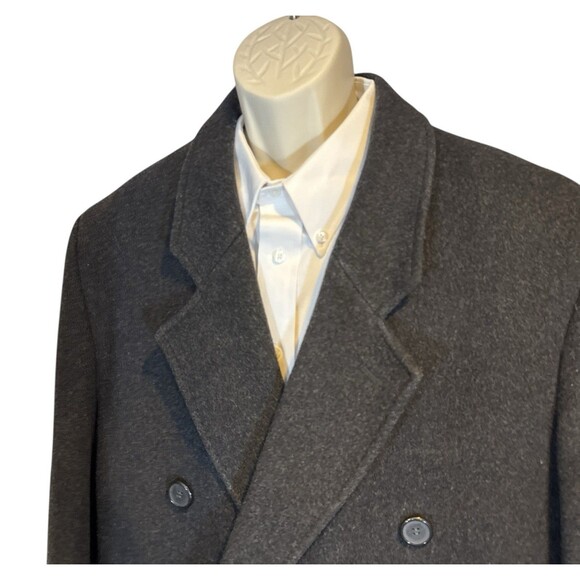 Il Telaio Mens Cashmere Wool Coat Sz 40R Charcoal Gray Luxury Business Old Money - Picture 6 of 16